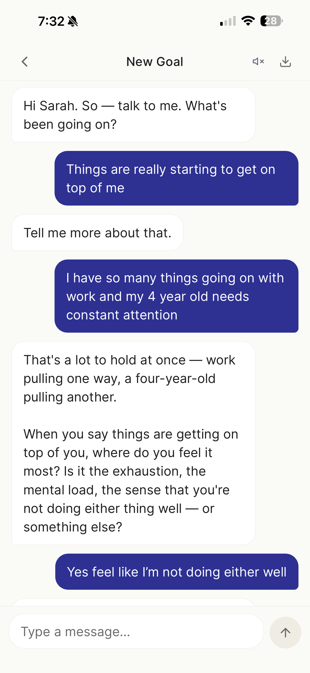 Discovery conversation