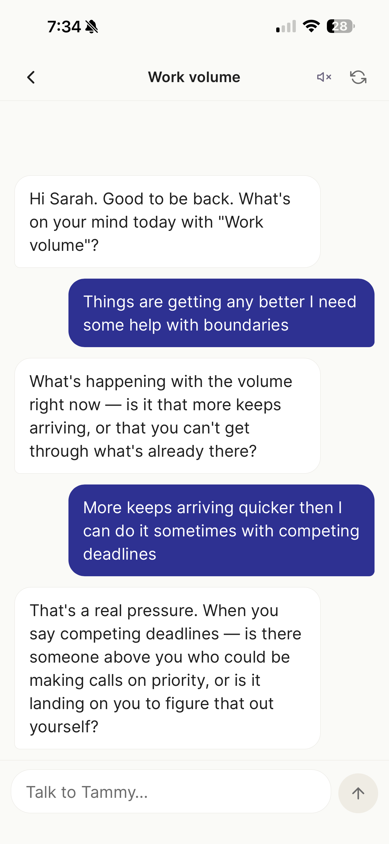 Ongoing coaching